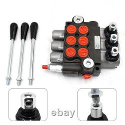 1/2/3 Spool Hydraulic Directional Control Valve Adjustable 11GPM for Loaders
