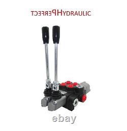 1 x FLOATING spool 2 Bank Hydraulic Directional Control Valve 11gpm 40L