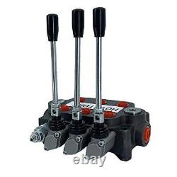 25 GPM Hydraulic Directional Control Valve for Small Tractor Tractor Loader, 3 S