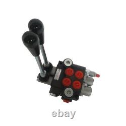 2 Spool 13 GPM Hydraulic Directional Control Valve for Tractors Loaders