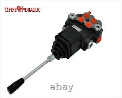 2 Spool Hydraulic Directional Control Valve JOYSTICK 21gpm 80L double acting