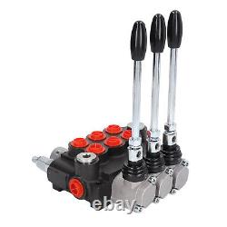 3 Spool Hydraulic Directional Control Valve P40 3OT Double Acting Valve With