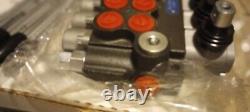 4 Spool Hydraulic Directional Control Valve Open Center 13 GPM 3600 PSI NEW