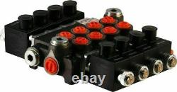 4 spool hydraulic solenoid directional control valve 21gpm 4Z80 12VDC