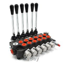 6 Bank Hydraulic Monoblock Directional Valve 21 GPM 80L/min for Dumps Tractors