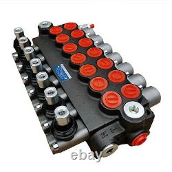 7 Spool P40 Hydraulic Directional Control Valve For Tractors Loader 3600psi 3/8