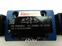 Bosch Rexroth 4WE 6 J5-62/EG249K4 Hydraulic Directional Solenoid Spool Valve 24V