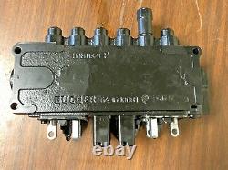 Bucher Hydraulics 6 Spool 45 LPM Monobloc Directional Control Valve HDM11S/6 P