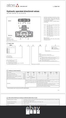 Cetop 8 Hydraulic Operated Directional Valve