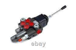 Chief Joystick Directional Control Valve, 10 GPM, 4 Way 4 Pos, 2 Spool, Spring