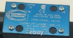 Continental Hydraulics VS5M-7F1-GMBT-68L-K Directional Hydraulic Solenoid Valve