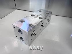 D05 hydraulic directional control valve 4 station manifold circut