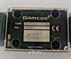 DAMCOS Hydraulic Directional valve 160L8051, Type SA G01 E3X C115 31ES