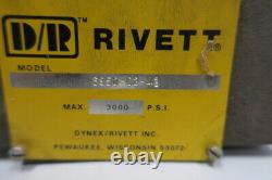 Dynex 6950-02-43 Rivett Hydraulic Directional Control Valve 3000psi