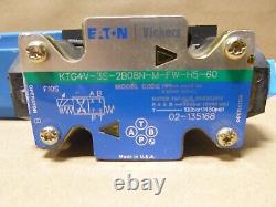 EATON VICKERS Hydraulic Throttle Valve, 4 Way, 24VDC, 2 GPM, 5000 Psi, 02-135168