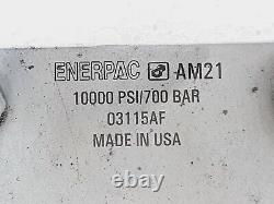 ENERPAC AM21 Hydraulic Split Manifold Valve, 2 Way, 5 Port, 10000 PSI # 1