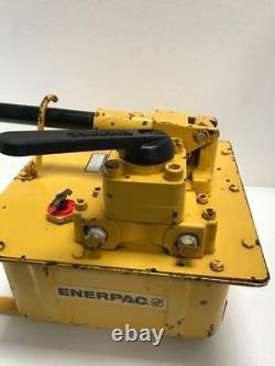Enerpac P-464 Hydraulic Hand Pump 4 Way Valve 700 Bar/ 10,000 Psi