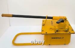 Enerpac P-464 Hydraulic Hand Pump 4 Way Valve 700 Bar/ 10,000 Psi #2