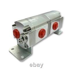 Geared Hydraulic Flow Divider 2 Way Valve, 11cc/Rev, with Centre Inlet