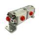 Geared Hydraulic Flow Divider 2 Way Valve, 1.6cc/rev, Without Centre Inlet