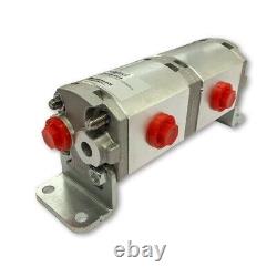 Geared Hydraulic Flow Divider 2 Way Valve, 1.6cc/Rev, without Centre Inlet