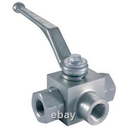 Hydraulic 3 Way Ball Valve 1 1/2 Ports V0875