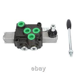 Hydraulic Control Valve Kit 1 Spool Double Acting Multi Way Directional Val