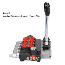 Hydraulic Directional Control Valve P40 4OT 4 Spool 16.2MPa 1/2in Double Acting