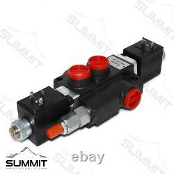 Hydraulic Monoblock Directional Solenoid Control Valve 1 Spool, 13 GPM with Switch