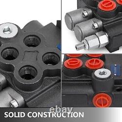 Hydraulic Valve 2 Spool Hydraulic Joystick Control Valve 11gpm Hydraulic