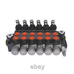 Hydraulic Valve Directional Control Double Acting 6 Spool 13 GPM 3600 PSI
