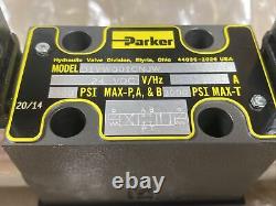 NEW Parker D1VW001CNJW Hydraulic Directional Control Solenoid Valve 3000 PSI 24V