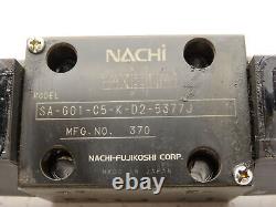 Nachi SA-G01-C5-K-D2-5377J Hydraulic Directional Control Solenoid Valve 24VDC