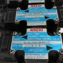 Nachi SL-G01-A3X-R-D2-10 Hydraulic Valve Bank Manifold 4/2 Way 24VDC Coil