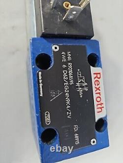 New OEM REXROTH 4WE 6 D62/EG24N9K4/ZV Solenoid Directional Hydraulic Valve