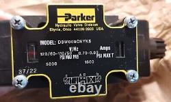 New. Parker Hydraulic Directional Valve, 4-Way/3-Position MODEL D3W009CNYK5