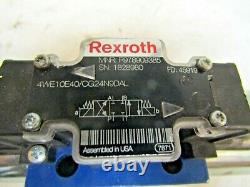 New Rexroth 4we10e40/cg24n9dal R978909385 Directional Control Valve 24vdc