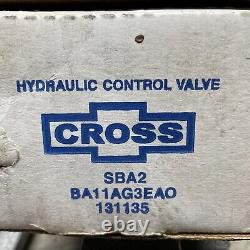 OEM Cross SBA2 Single Spool Hydraulic Directional Control Valve, New
