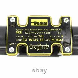 Parker D1VHW004CVYG56 Hydraulic Directional Control Solenoid Valve