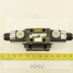 Parker D1VW004CNJW91XB023 Pilot Operated Hydraulic Valve 4 Way 2 Stage 24VDC