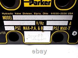 Parker D1VW20BNJW 91 DIRECTIONAL CONTROL VALVE 24VDC 1.39A 3000PSI T NEW