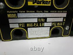 Parker D1VW4CVJPL 75 Directional Control Valve 24 vdc 8 Watt 3 pin Coils New OS