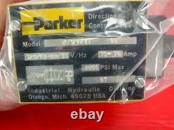 Parker D3W1B1Y DIRECTIONAL CONTROL VALVE 120V, 3000 PSI (NEW in BOX)