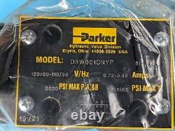 Parker Directional Hydraulic Control Valve D3W D3W001CNYP 120/60 110/50