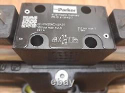 Parker Hydraulic D91VW001C3NJW91 Pilot Operated Directional Control Valve, 24Vdc