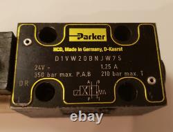 Parker Hydraulic Directional Control Valve D1VW20BNJW75 24V 1,25A 350 Bar Max