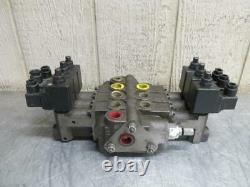 Prince SVW1BA-T11H Hydraulic Directional Control Valve 3 Spool Solenoid Operated