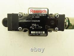 Rexroth 3WE6B62/EW110N9DA/62 Hydraulic Directional Control Solenoid Valve 24VDC