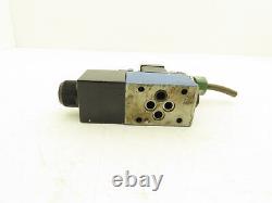 Rexroth 3WE6B62/EW110N9DA/62 Hydraulic Directional Control Solenoid Valve 24VDC