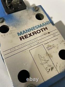 Rexroth 3 We 10 A30/cg24n9z4 Hydraulic Directional Control Solenoid Valve 24 VDC